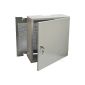 Antenna cabinet / cabinet assembly / amplifier cabinet / distribution cabinet, light gray, 40x40x15 cm (Electronics)