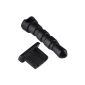 Black 2-piece Universal 3.5mm Accessory & Micro USB Dust Plug Cap dustproof (Electronics)