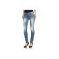 TOM TAILOR POLO TEAM Women jeans 62012290073 / Fancy blue denim Skinny / Slim Fit (tube) low waist (Textiles)