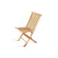 SAM® teak wood folding chair garden chair Menorca