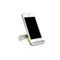 Smart Stand 712 - aluminum stand, dock, holder, base station for iPhone 4, 4S, 3G, 3GS, 5, Samsung Galaxy, Google, HTC, Sony Erricsson, Motorola, Nokia, LG Smart Phone and mobile phone - GREEN (Wireless Phone Accessory)