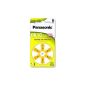 Panasonic hearing aid batteries PR10 (10 Blister Pack - 60 batteries) (Electronics)