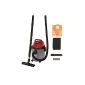 Einhell TH-VC 1815 Vacuum Cleaner, 1,250 W, 180 mbar, 65 l / s, 15 l plastic containers, incl. Wide range of accessories (household goods)
