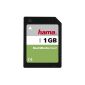 Good memory card at a great price!  1GB for 6230!