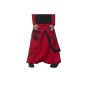Harem skirt red bicolour double ended (Clothing)