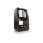 Philips HD7688 / 20 coffee machine (1400 watts, 12 cups, drip-stop) matte black (household goods)