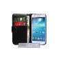 Yousave Accessories Samsung Galaxy S4 Mini Wallet black (Accessories)
