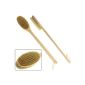 Kosmetex back brush, bath brush made of beech wood, 50cm (Personal Care)