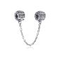 Pandora Women's safety chain sterling silver 4cm 790583-04 (jewelry)