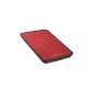 Sharkoon QuickStore Portable USB 2.0 enclosure for 2.5 inch (6.4cm) SATA HDD incl. Backup Function Red (Accessories)