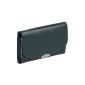 A snap CILINIE wallet for women, genuine leather 17x10cm (Luggage)