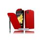 Case Cover Luxury Red Wiko Birdy 4G + PEN and 3 FREE MOVIES !!  (Electronic devices)