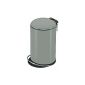 Hailo 0516-369 Design pedal waste bin TOPdesign 16, pearl gray (household goods)