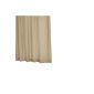Ridder 451090-350 Madison Shower Curtain Polyester Textile Beige 120x200 cm + Plastic Comb (Kitchen)