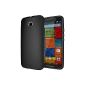 Diztronic TPU Case for the Moto X (2nd Gen, 2014 Model Only) Back Matte Black (Accessory)