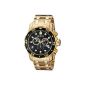 Invicta Men's Watch XL Chronograph Quartz stainless steel coated 0072 (clock)
