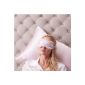 Jasmine Silk Luxury 100% Silk Sleep Mask Blindfold Travel Silk Eye Mask - Pink (household goods)