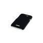 HTC ONE X Rubberized HARDSKIN CASE IN BLACK, QUBITS Retailverpackung (Electronics)