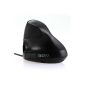 MEMTEQ® USB mouse Vertical Ergonomic Vertical Mouse 1000DPI LED f ¹r Computer PC Black (Electronics)