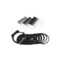 9 adapter rings + 1 filter holder + 3 gradual gray filters G.ND2 + + G.ND4 G.ND8 For Cokin Series Series LF5 (Electronics)