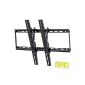 mounty® TV wall mount, tilt, swivel, MAX.  EXPOSURE: 100kg, to 55 inches, max VESA 600x400 mm (electronic)