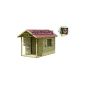 Garden Pirate Playhouse Louis wooden floor with 1.5 x 1.2 m + terrace (Toys)