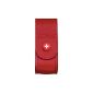 4.0520.1 Victorinox Red Leather Case (Sports)