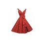 . 50s ROCKABILLY DRESS including Petticoat - DOLLY RED (Textiles)