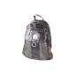 Leather Backpack / Bag City Bag with 2 variants portable T-1120 (Textiles)