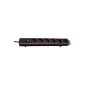 Brennenstuhl Comfort-Line socket strip 6-way black with switch, 1153300 (tool)