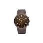 Fossil Mens Watch analog quartz Stainless Steel brown FS4357 (clock)