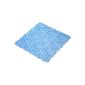 Croydex PVC shower mats phthalate bubbles pattern Blue 53 x 53 cm (Kitchen)