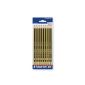 Staedtler Noris Pencil HB with eraser tip 122-2BK10D 10 pieces on blister (Office supplies & stationery)