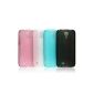 Mavis's Diary 4 * Transparent Silicone Case For Samsung Galaxy S4 Mini / Cover for Samsung Galaxy S4 Mini i9190 S4 / i9195 / i9192, Black White Pink Blue (Electronics)
