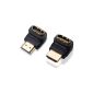 Cable Matters (Combo) HDMI HDMI 90 ° elbow + 270 ° Elbow (Electronics)