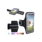 Skque® sport gym armband run Bag Case Holder for Samsung Galaxy S4 I9500, Black (Wireless Phone Accessory)