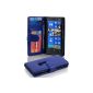 Cadorabo!  PREMIUM - Book Style Case in Wallet Design for Nokia Lumia 920 in KING'S BLUE (Wireless Phone Accessory)