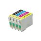 Game compatible printer ink cartridges - black / cyan / magenta / yellow to replace T0715 (4 inks) for use in Epson Stylus D78 D92 D5050 D120 DX400 DX4000 DX4050 DX4400 DX4450 DX5000 DX5050 DX6000 DX6050 DX7400 DX7450 DX8400 DX8450 DX7000F DX9400 DX9400F BX300F BX310FN SX115 SX200 SX205 SX210 BX3450 SX215 SX218 SX400 SX405 SX415 SX600FW SX510W SX515W SX610FW (Contains: T0711, T0712, T0713, T0714) (Electronics)