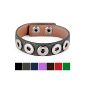 Morella® Damenarmband for SMALL Click-button pushbutton 12 mm Ø - gray (jewelry)