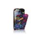 Colorful Flower Case Cover leather flap shell case for Samsung Galaxy Ace 2 GT-i8160 (Electronics)