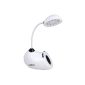 Daffodil LEC100W LED Reading Lamp - Desk Lamp Flexible and Rechargeable Battery (Electronics)