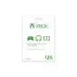 Xbox Live - 25 Euro credit card