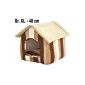 Dogs cave / Katzenhöhle Major - brown / beige - 48 cm - simple assembly - exquisitely crafted (Misc.)
