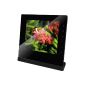 Rollei Design 3085 Digital Photo Frame (20.3 cm (8 inch) display, including remote control. 4: 3 aspect ratio, Li-Ion battery) black (accessories)