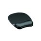 Fellowes 9112101 Mouse Pad Ergonomic Gel Wrist Rest Black Crystal (Office Supplies)