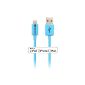 Cable Matters Apple MFi-Certified Lightning to USB Cable - Blue 2m (Wireless Phone Accessory)
