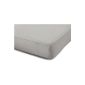 Fleuresse Fitted Sheet 1115-9021, 120/200 cm Jersey, Colour Grey, 100% cotton, with a practical all-round rubber (household goods)