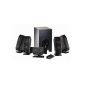 Logitech X 540 - 5.1 speakers - 70 Watt - Black (Accessory)