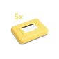 5x Inateck® HPB-Y yellow thickening PP plastic sleeve hdd protector case box for 8.9 cm 3.5 inch hard drives HDD enclosure HDD Enclosure HDD Enclosure Enclosure 5 piece (electronics)