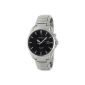 Seiko - SKA565P1 - Kinetic - Men Watch - Automatic Analogue - Black Dial - Bracelet Grey (Watch)